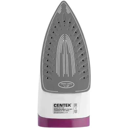 Утюг Centek CT-2348 фиолетовый, 1600 Вт, 20 г/мин, 80 г/мин, 200 мл