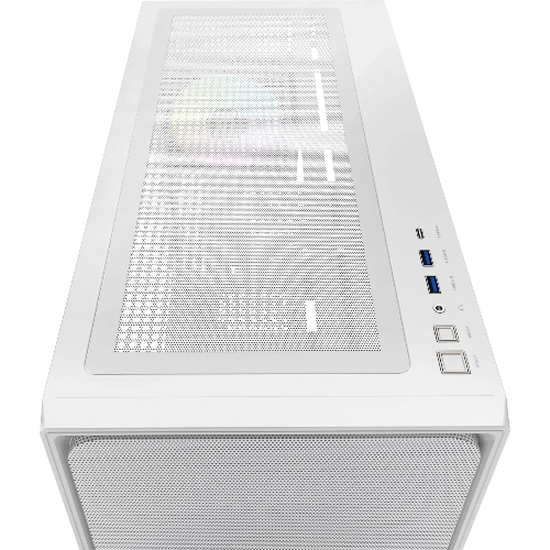 Корпус Ocypus Delta C70 WH ARGB, Midi-Tower, белый, 4 x 120 мм