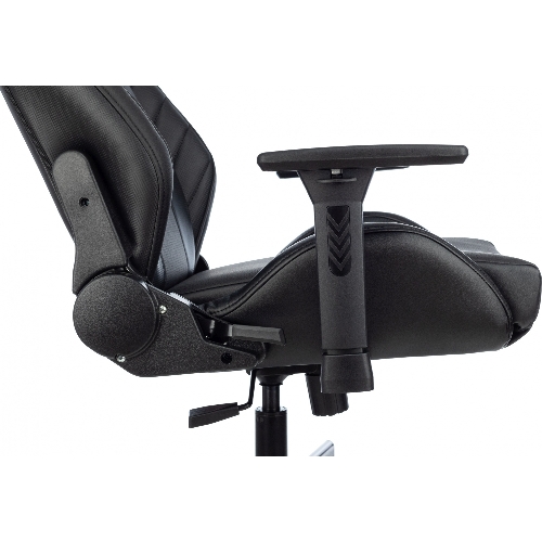 Кресло Knight Thunder 5X черный, экокожа, 120 кг, механизм качания