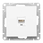 Механизм розетки RJ45 (cat5) EKF UP1-SOW-RJ45-5 белый Эпика