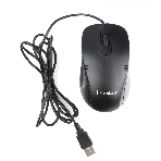 Мышь проводная Gembird MOP-100 черный, 1000 dpi, USB, кнопки - 3