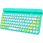Клавиатура беспроводная A4Tech Fstyler FBK30, USB, Bluetooth/Радиоканал, зеленый
