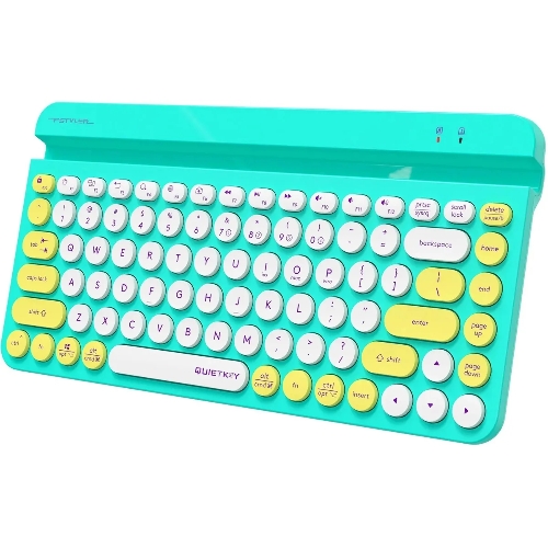 Клавиатура беспроводная A4Tech Fstyler FBK30, USB, Bluetooth/Радиоканал, зеленый