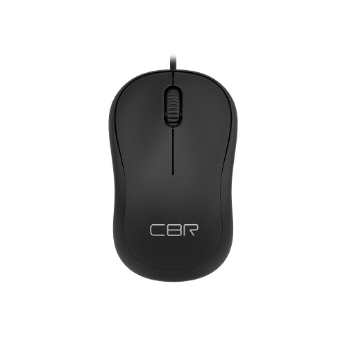 Мышь проводная CBR CM 106 черный, 1000 dpi, USB, кнопки - 3, 1,5 м