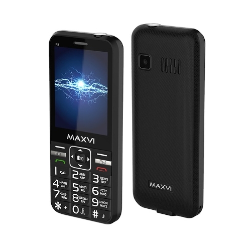 Мобильный телефон Maxvi P3 черный