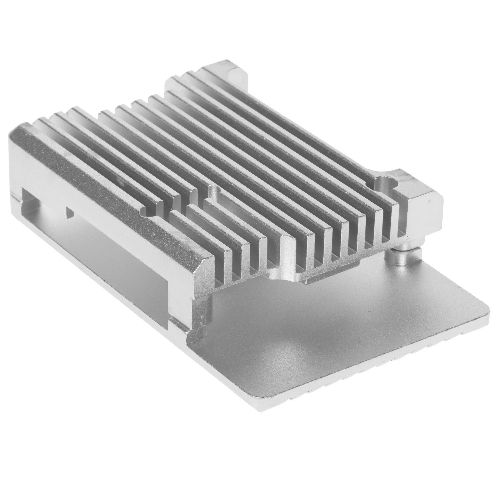 Корпус Qumo Aluminum case without fan, Raspberry Pi 3, silver(RS024)