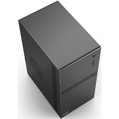 Компьютерный корпус CBR mATX Minitower V203, без БП, 1хUSB 3.0, 1хUSB 2.0, HD Audio+Mic, черный PCC-MATX-V203-WPSU