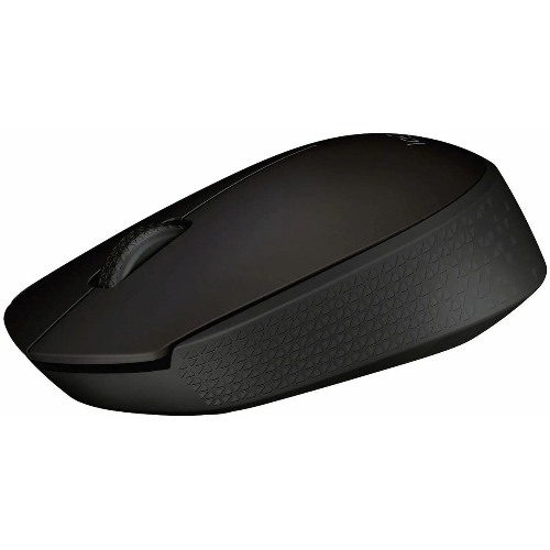 Мышь беспроводная Logitech B170 черный, 1000 dpi, радиоканал, USB, кнопки - 3