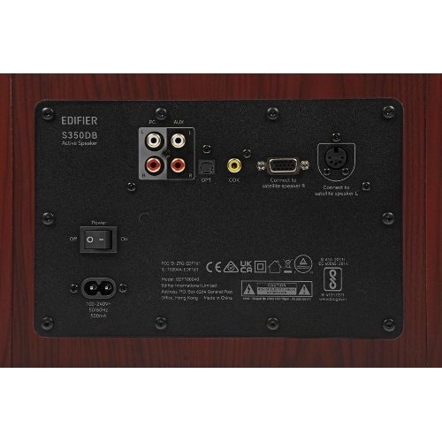Акустическая система Edifier S350DB Brown 2.1,150W RMS, дерево, Bluetooth aptX