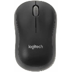 Мышь беспроводная Logitech M186 черный/серый, 1000 dpi, радиоканал, USB, кнопки - 3