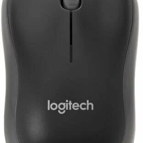 Мышь беспроводная Logitech M186 черный/серый, 1000 dpi, радиоканал, USB, кнопки - 3