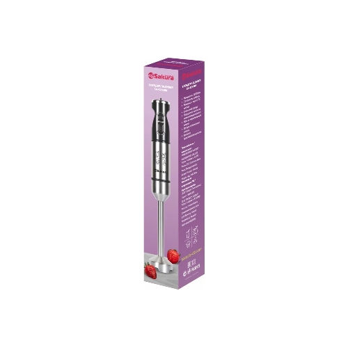 Блендер Sakura SA-6243BK-1000 погружн 1000 Вт стальн.корпус стальн.насадка