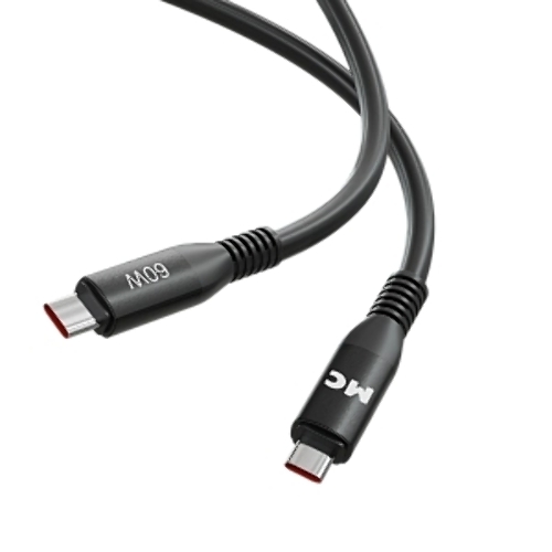 Дата-кабель MORE CHOICE (4620202554529) K83aa USB 3.0A PD 60W для Type-C Type-C - 1 м, черный