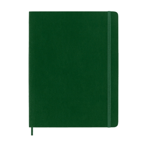 Блокнот Moleskine CLASSIC SOFT QP623K15 XLarge 190х250мм, 192 страниц, нелинованный, мягкая обложка, зеленый