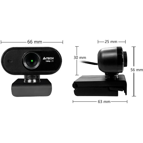 Веб-камера A4Tech PK-925H 1920x1080, 30 кадр/с, USB Type-A, микрофон, универсальное крепление