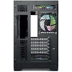 Компьютерный корпус Forza Forza FZ-G42B Seaview TG ATX Case, black, w/o psu, Curved Tempered glass front panel, 1x3,5