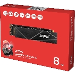 Накопитель SSD ADATA XPG GAMMIX BLADE S70, 8Tb, PCIe 4.0 x4, M.2 2280, NVMe, R/W 7300/6300