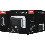 Микроволновая печь Galanz MOS-2401FMW белый, 20 л, 800 Вт, переключатели - поворотный механизм