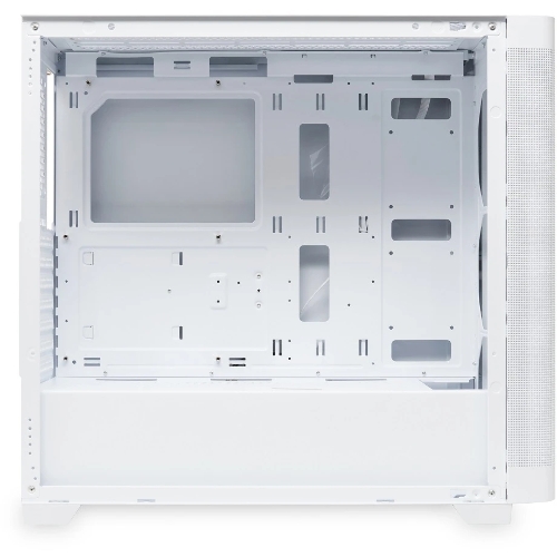 Компьютерный корпус без блока питания HSPD M740, Mesh Mid Tower, белый, TG, 0.6 SPCC, no fans, E-ATX, ATX, mATX, mITX, 170/400/200мм, 4x2.5