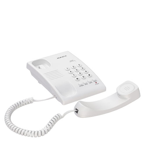 Проводной телефон MAXVI CS-02 white