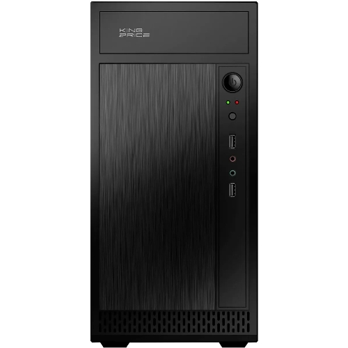 Компьютерный корпус KingPrice KPCC-MN211 черный без БП mATX 1x80мм 2x120мм 2xUSB 2.0 audio
