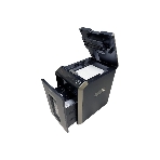 Шредер Office Kit SA200M 1,9х10 черный/серый с автоподачей (секр.P-5) фрагменты 220лист. 40лтр. скобы пл.карты