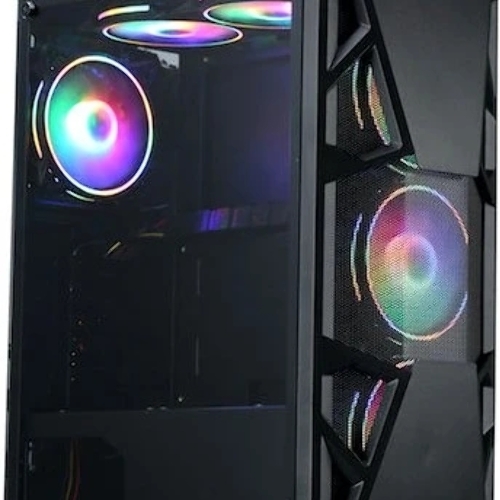 Компьютерный корпус Aerocool/Formula CL-3303B RGb черный без БП ATX 6x120мм 2xUSB 2.0 1xUSB 3.0 audio bott PSU