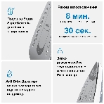 Утюг Braun SI 3054 GY серый/белый, 2400 Вт, 45 г/мин, 180 г/мин, 270 мл