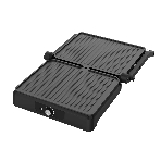 Гриль электрический Topdevice EG1/2200 Вт/0-240 °C/раскрытие на 180 °C/несъемные панели/черно-серебристый (TDSEG001_BK)