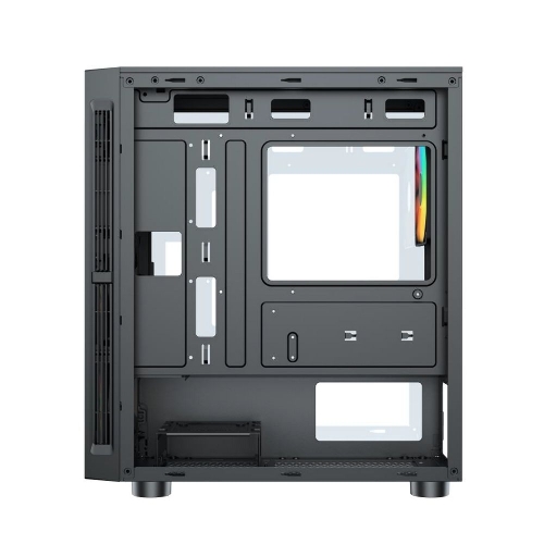Компьютерный корпус ACD Citadel 104 ATX, черный, USB 3.0x1+USB 2.0x2+HD audio,3x12см F1 ARGb fans at front(Slave fans),1x12см F1 ARGb fan at rear (Master fan)