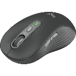 Мышь беспроводная Logitech M750 L Large графитовый, 4000 dpi, радиоканал, Bluetooth, USB, кнопки - 5
