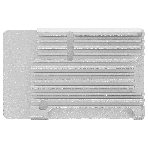 Корпус Qumo Aluminum case without fan, Raspberry Pi 3, silver(RS024)