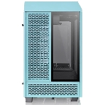 Компьютерный корпус Thermaltake The Tower 100 Turquoise черный без БП miniITX 1x120мм 3x140мм 2xUSB 3.0 audio bott PSU