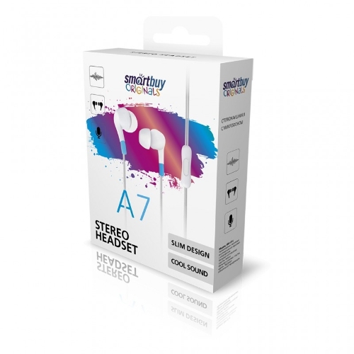 Гарнитура Smartbuy A7 белый