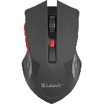 Мышь беспроводная Defender Accura MM-275 красный, 1600 dpi, радиоканал, USB, кнопки - 6