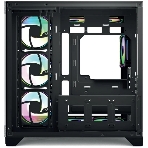 Компьютерный корпус Forza Forza FZ-G42B Seaview TG ATX Case, black, w/o psu, Curved Tempered glass front panel, 1x3,5