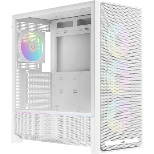 Корпус Ocypus Delta C70 WH ARGB, Midi-Tower, белый, 4 x 120 мм