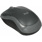 Мышь беспроводная Logitech M186 черный/серый, 1000 dpi, радиоканал, USB, кнопки - 3