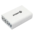 Блок питания (сетевой адаптер) Amperin Quick Charge 6-port QC 3.0 USB (YDS-TC060-4-2-0), белый