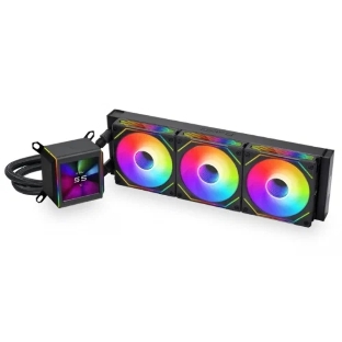 СВО для процессора LIAN LI Galahad II LCD SL-INF G89.GA2ALCD36INB.00 черный 120мм алюминий+медь 1200rpm 29db 4-pin