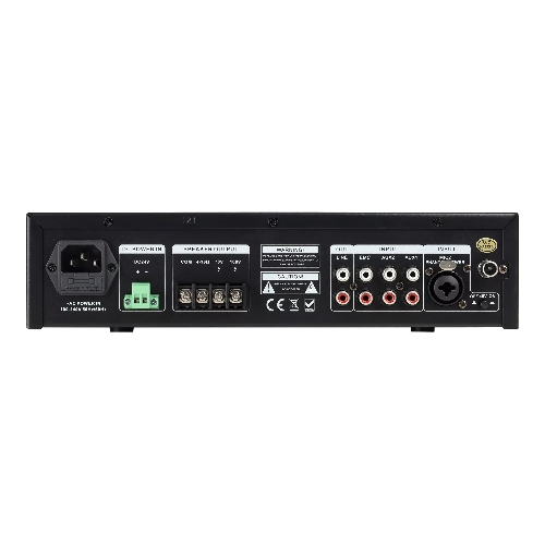 Микшер-усилитель Intrend ITMXAMP-60MT MP3, FM тюнер, USB, Bluetooth, 2хMic/3хLine входы, 1хLine выход,60 Вт, 4/8Ом/100V, IR-пульт в комплекте