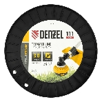 Леска для триммера Denzel двухкомпонентная квадрат, 3,0мм х 111м, на DIN катушке EXTRA CORD