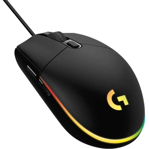 Мышь проводная Logitech G102 LIGHTSYNC черный, 8000 dpi, USB, кнопки - 6
