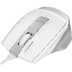 Мышь проводная A4Tech Fstyler FM45S Air белый/серебристый, 2400 dpi, USB, кнопки - 7