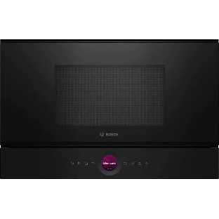 Встраиваемая микроволновая печь Bosch BFL7221B1 черный, 21 л, 900 Вт, переключатели - поворотный механизм/сенсор