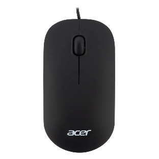 Мышь проводная Acer OMW122 черный, 1200 dpi, USB, кнопки - 3