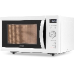 Микроволновая печь Hyundai HYM-D3007 белый/черный, 23 л, 800 Вт, переключатели - кнопки, электронный поворотный механизм