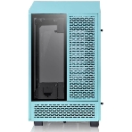 Компьютерный корпус Thermaltake The Tower 100 Turquoise черный без БП miniITX 1x120мм 3x140мм 2xUSB 3.0 audio bott PSU