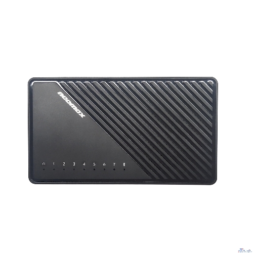 Коммутатор неуправляемый NEOMAX NMS-108P-1000-P, 8 портов 1000 Mbps, пластик
