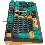 Клавиатура проводная A4Tech Bloody AT98 Renegade USB черный/зеленый